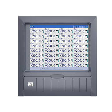 DB旗舰官方MIK-R8000D 1-40路 10.4英寸 彩屏 无纸记录仪 USB